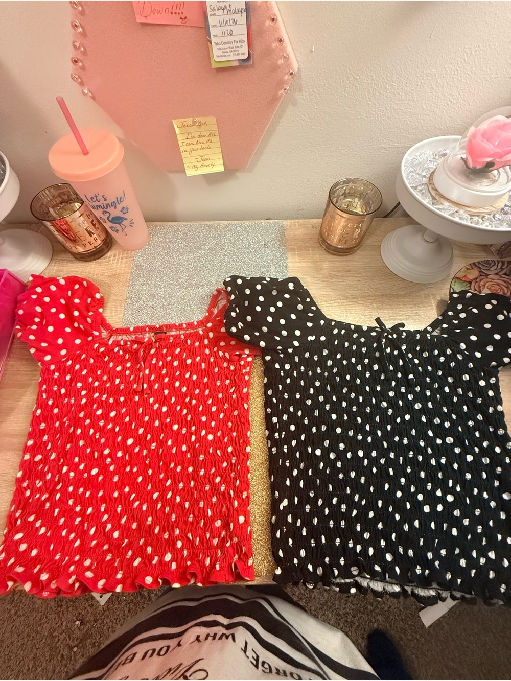 Girls Polka Dot Crop Top Bundle